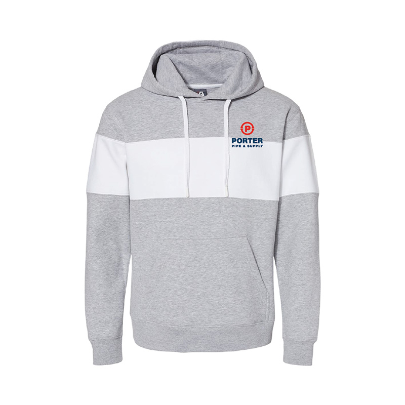 J. America Varsity Fleece Colorblocked Hoodie